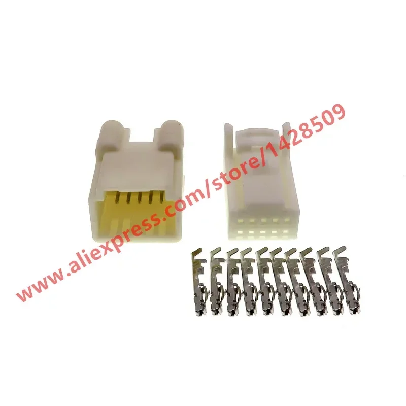 1 Set 10 Pin Automotive PCB Connector Male Female Auto Electrical Wire Plugs