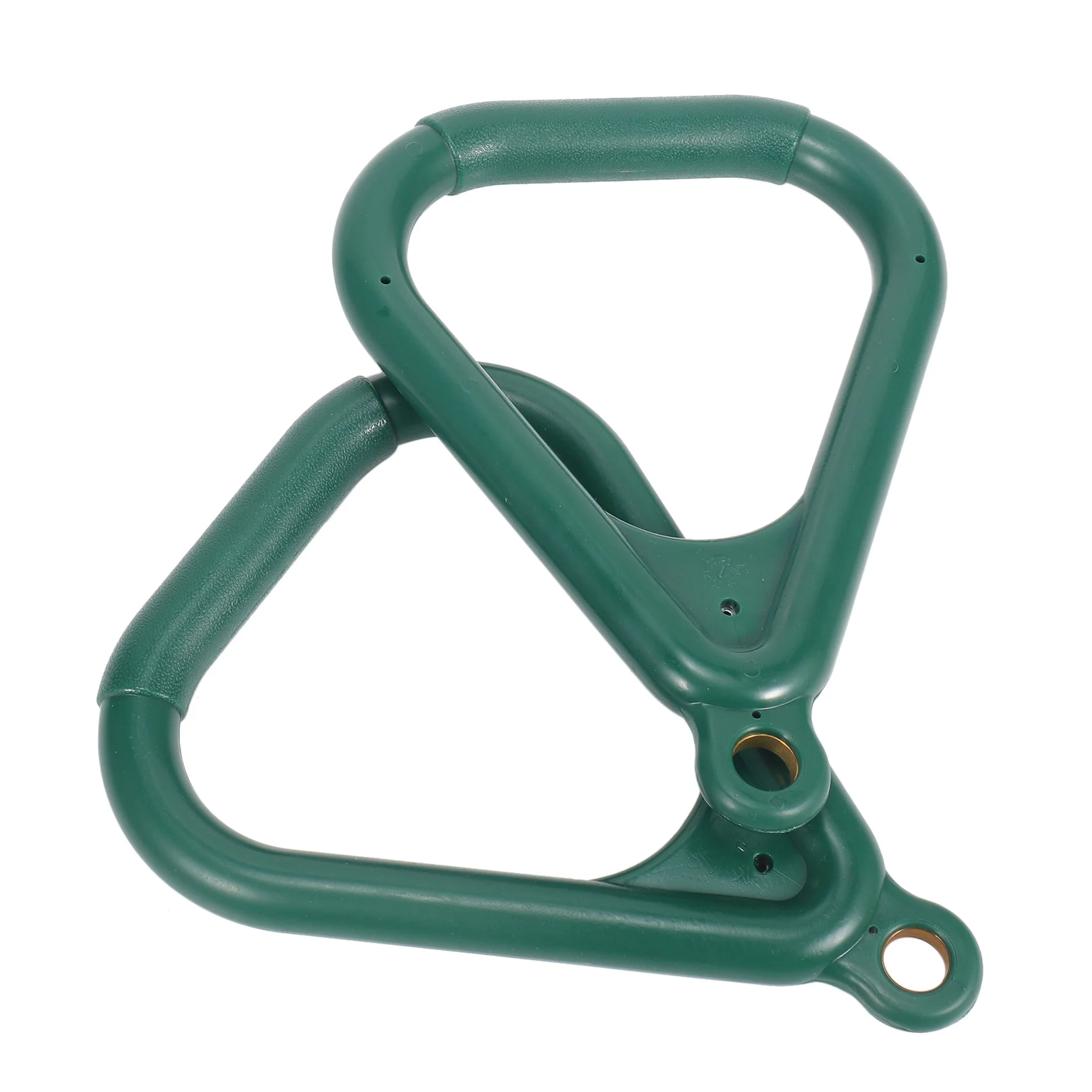 Juego de columpio con anillo trapecio, juego de parque infantil, barra trapecio, gimnasio en la jungla, barra de mono, anillo trapezoidal grande, 2 uds.