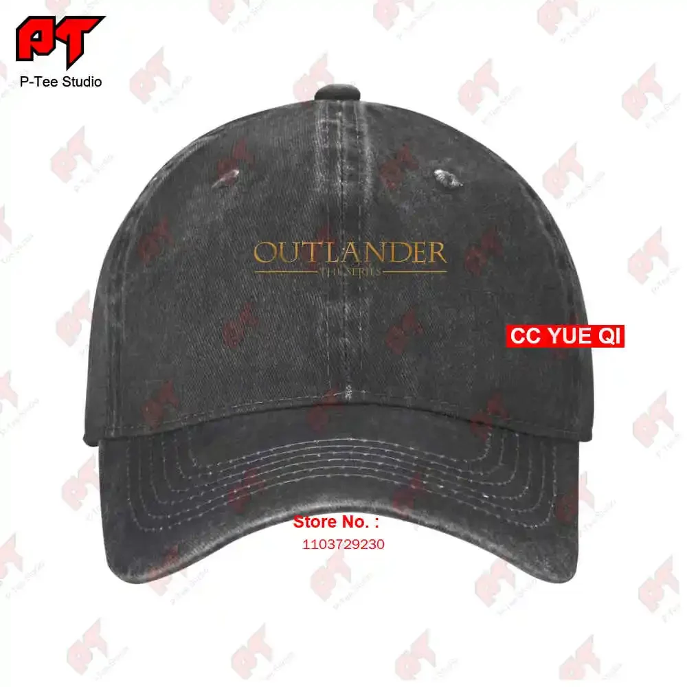 Outlander The Series Golden Text Logo Baseball Caps Truck Cap QQ7E