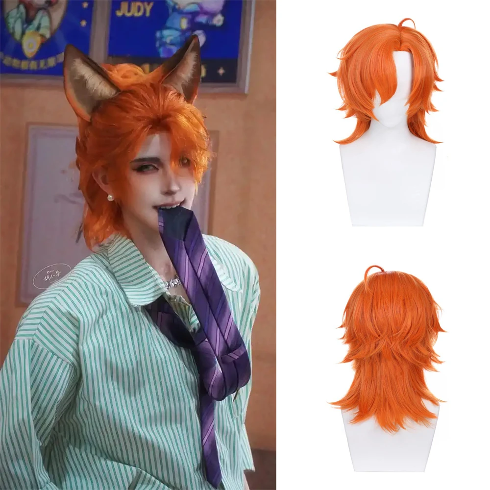 أنيمي زوتوبيا 2: جودي ونيك تأثيري الضفائر الشعر الاصطناعية مناسبة للحزب اليومي لعب الأدوار ارتفاع درجة الحرارة الحرير الباروكات #4