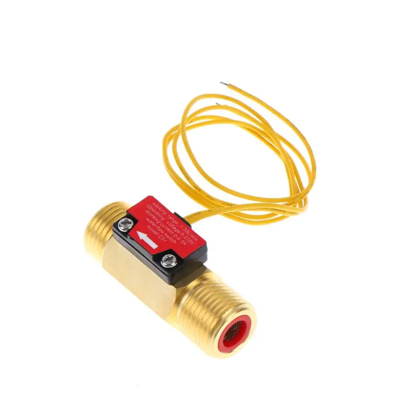 【HG】G1/2 Male Thread Water Flow Switch 1-30Lmin Reed Sensor Magnetic Control Flow Switch For Pump Protection