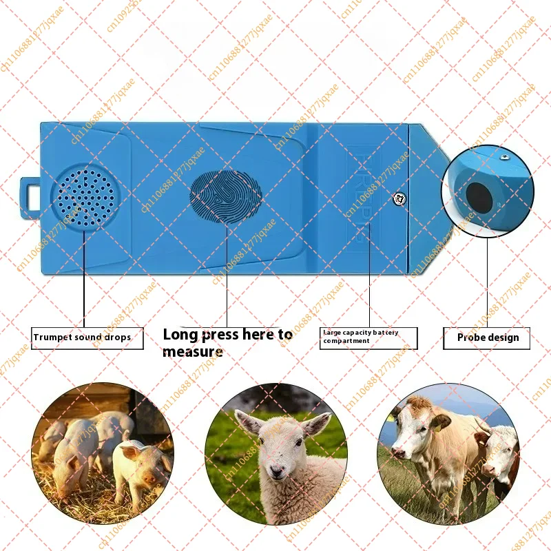 Intelligent Handheld Rechargeable Veterinary Pregnancy Detector for Livestock, Cattle, Sheep & Pigs