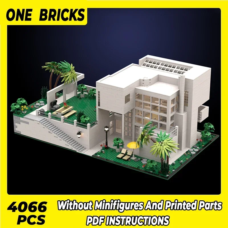 Moc Building Blocks Street View Model Famous Apartments Technical Bricks DIY Assembly Construction Toys For Childr Holiday Gifts