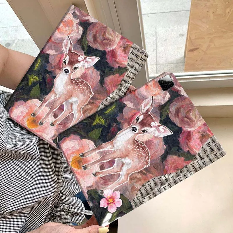 

Deer Bow Tribal Pattern Gift Tablet Case For Xiaomi Redmi Mini Pad SE K 2 4 5 6 7 8 2023 2025 11 8.8 11.2 10.1 Pro