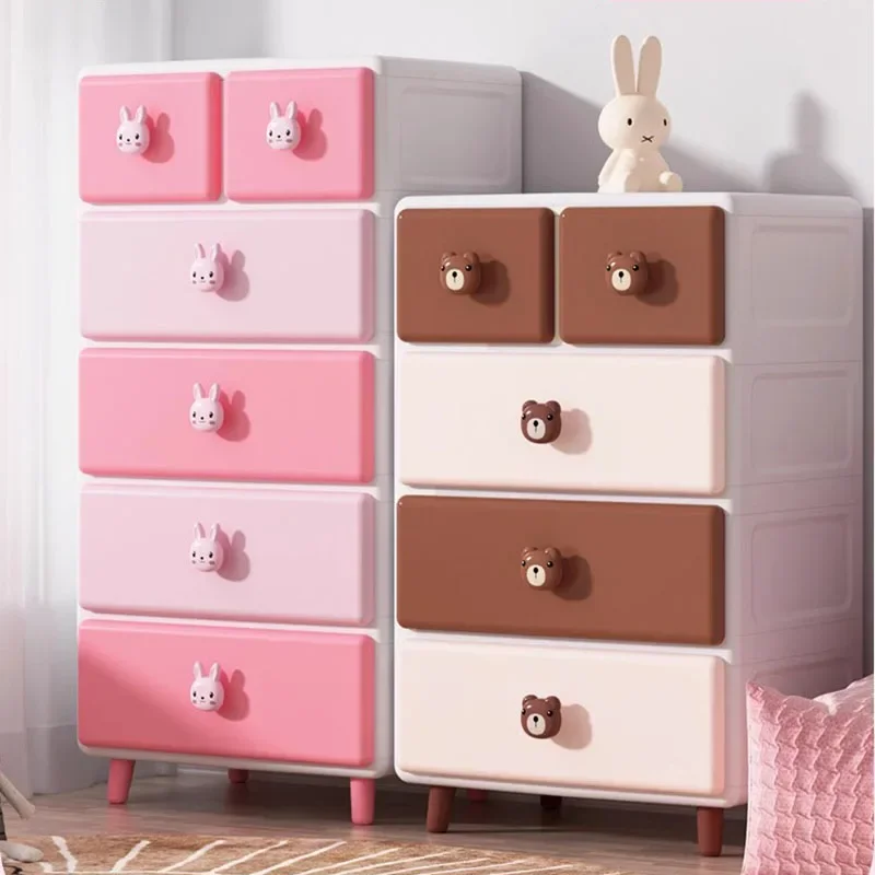 Girl Cute Side Nightstands Entrance Hall Simple Pink Narrow Childern Modern Table Bedside Meuble Chambres Garden Furniture Sets