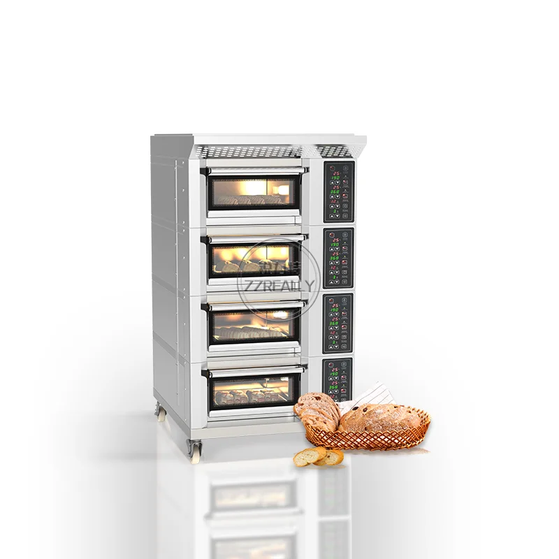 Automatic Constant Temperature Baking Oven Electric Commercial Pizza Bread Bakery Equipment  For Sale