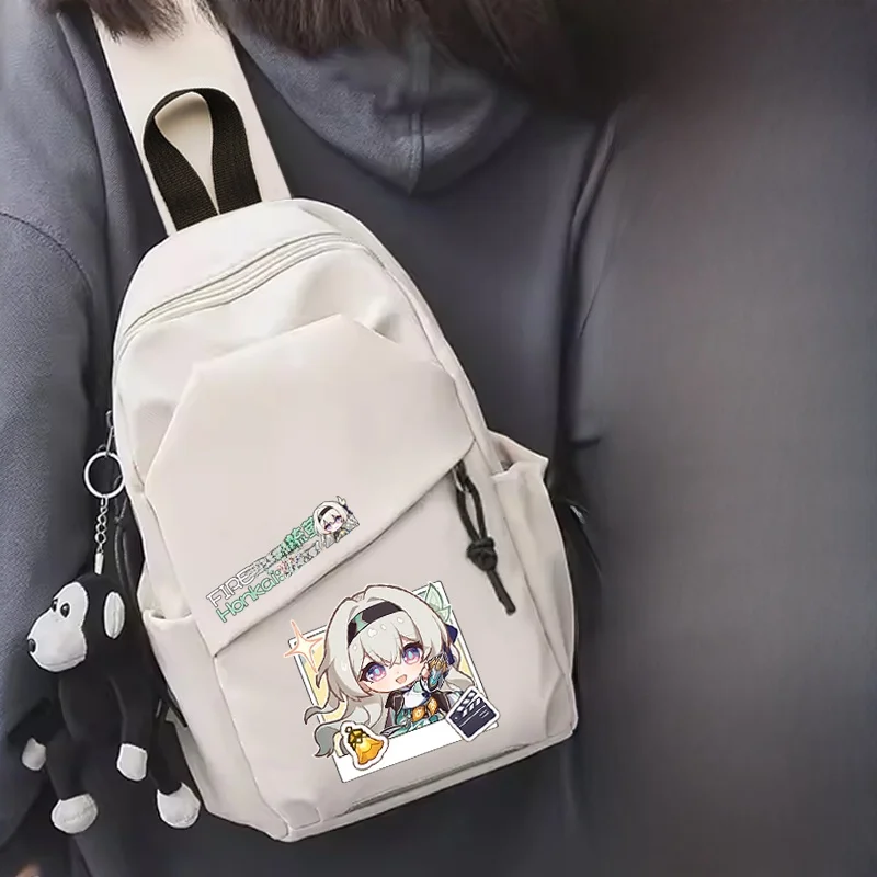 カジュアルクロスボディバッグメンズレジャー通勤ウエストバッグレディースシングルショルダーバッグトレンディブランドフローイングファイアフライスモールバッグ