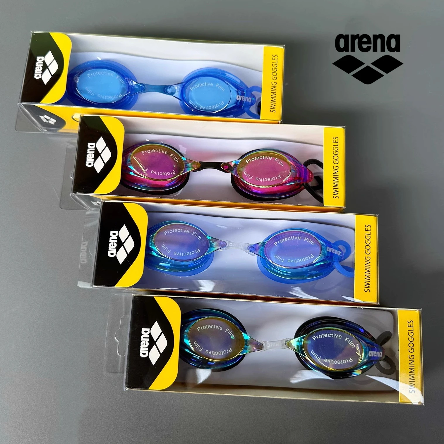 

ARENA men's and women's waterproof swimming goggles, anti-fog professional swimming glasses, UV protection
