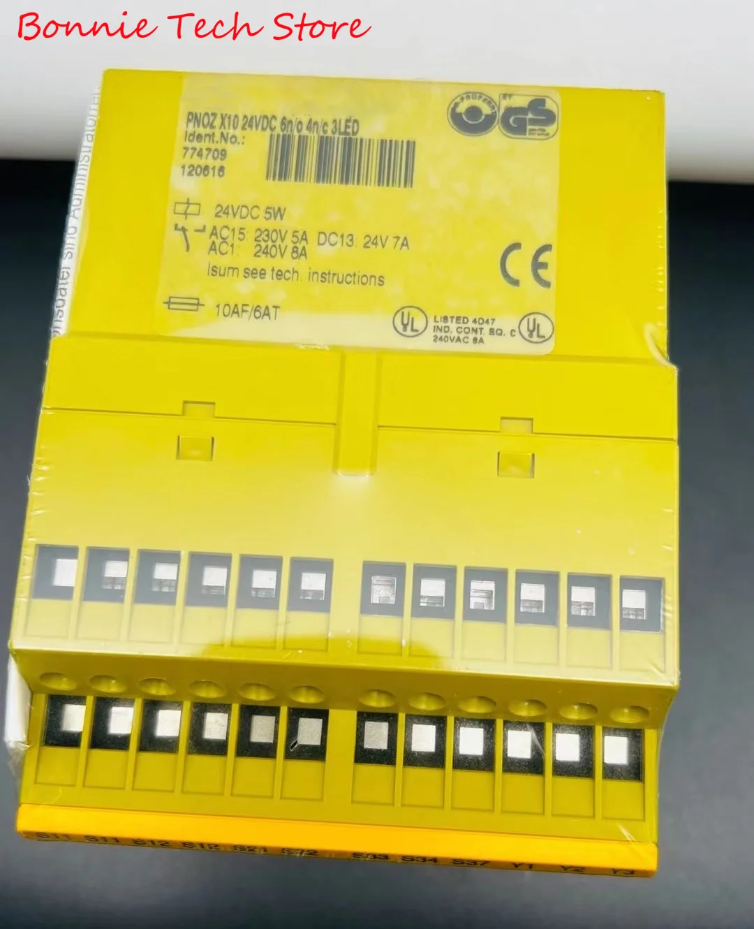 774709 for PILZ Safety relay (standalone), PNOZ X10 24VDC 6n/o 4n/c 3LED