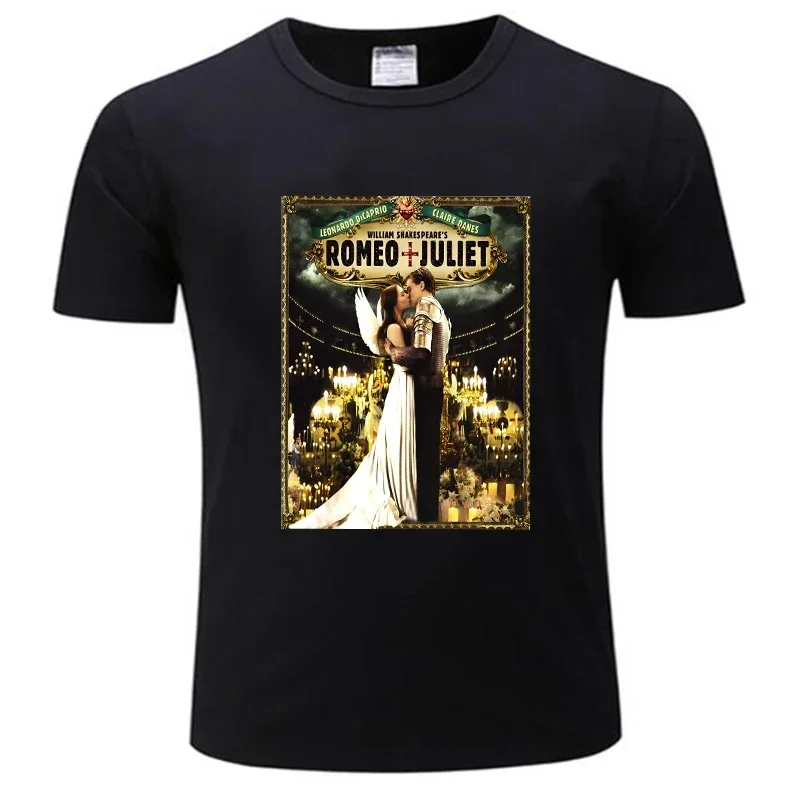 Male funny print tee-shirts black Romeo Juliet T-Shirt Movie HollywoodFree Delivery New High Quality o-neck Hot Sale Sweatshirt