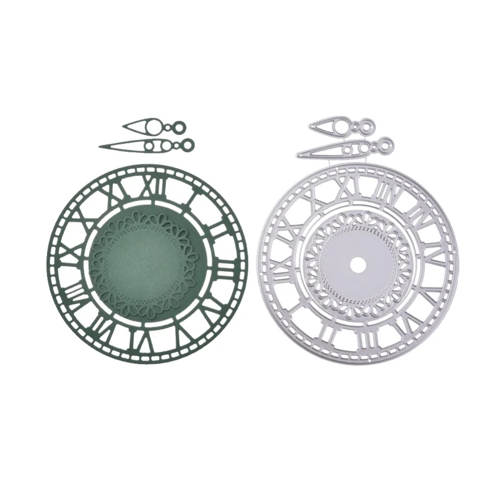 Clock Watch Frames Metal Cutting Dies Diy Scrapbooking Photo Album Decorative Embossing Stencil Paper Card Crafts