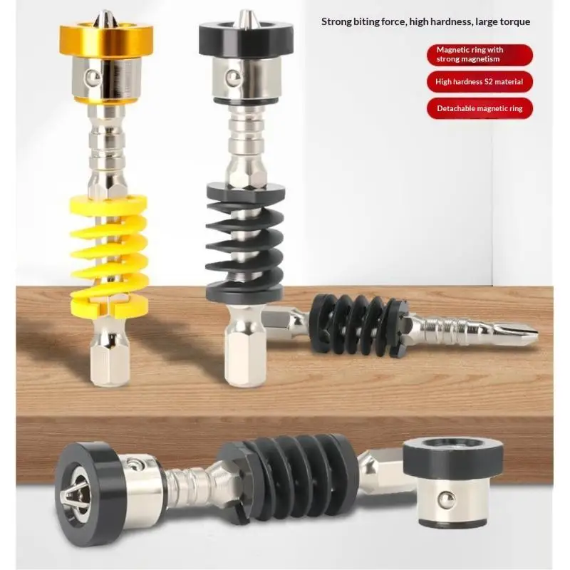 1Pcs Magnetic Screwdriver Head Magnetic Ring Positioning Detachable Limit Ring