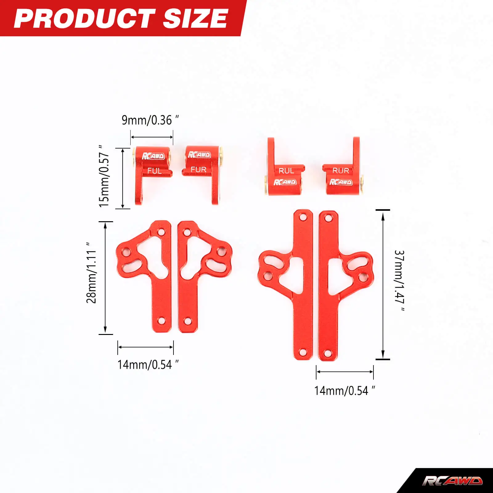 RCAWD stop SCX24 Shock Flex uchwyt uchwyt absorbera do osiowych 1/24 SCX24 przednie tylne amortyzatory wieżowe części