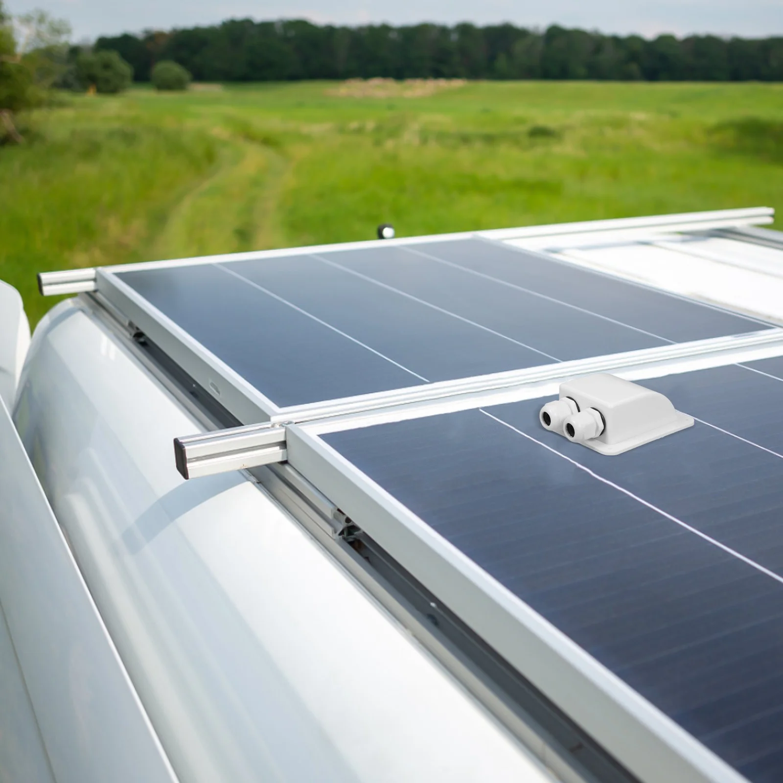 

Solar Panel Cable Glands Rv Roof Entry Glands Box Uv Resistant Durable Impact Resistant Camper Solar Panel Wiring Junction