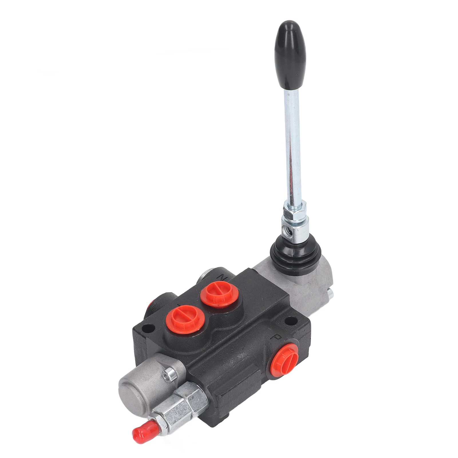 Hydraulic Flow Control Valve Kit 1 Spool Double Acting with Adjustable Relief Bar Control Handle Tractor Accessory