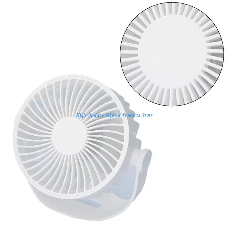 

U2JE USB Desk Fan Small Air Circulators Fan for Office Car Outdoor Travel