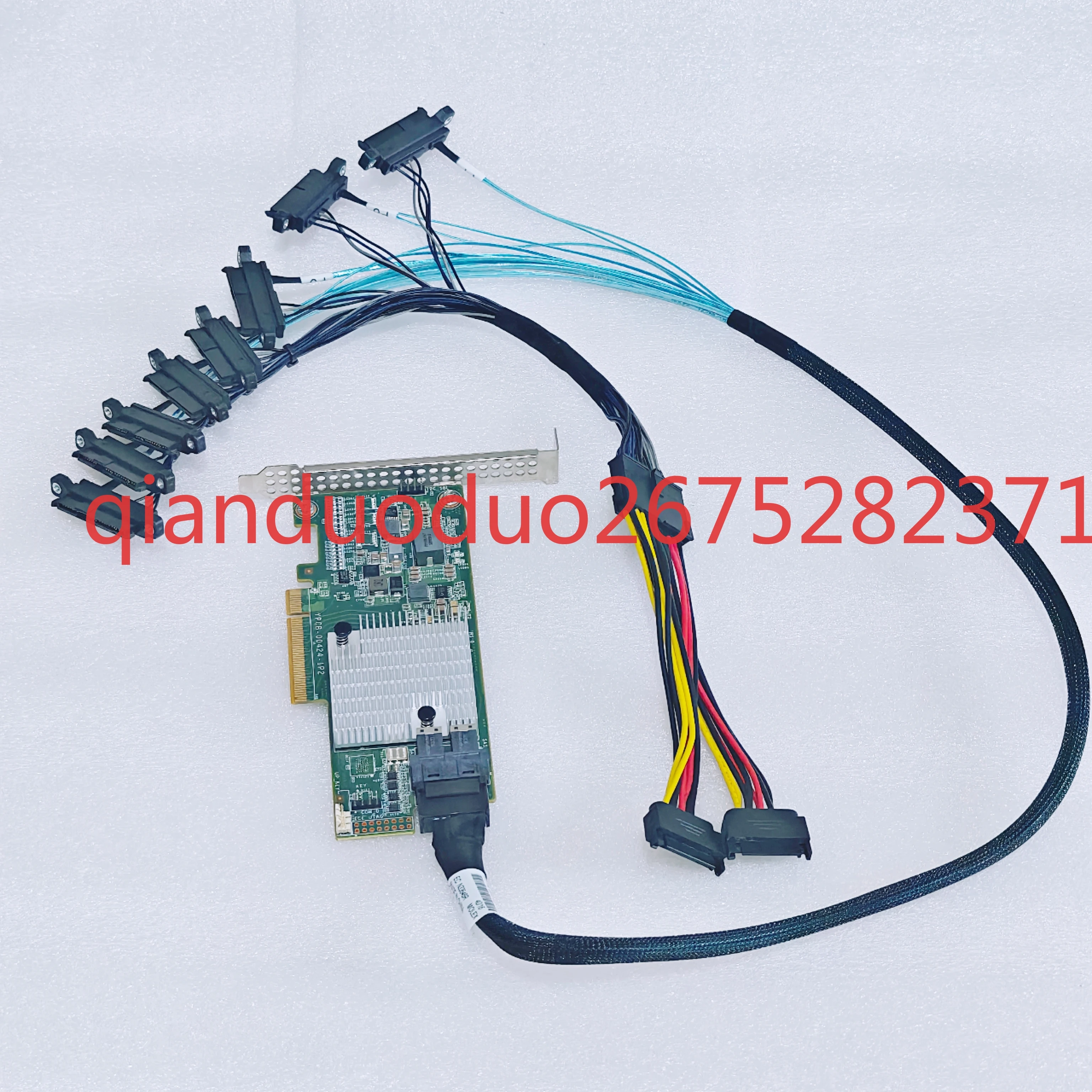 

Карта 12 ГБ3008, поддерживает 8 жестких дисков sas sata, проходная карта