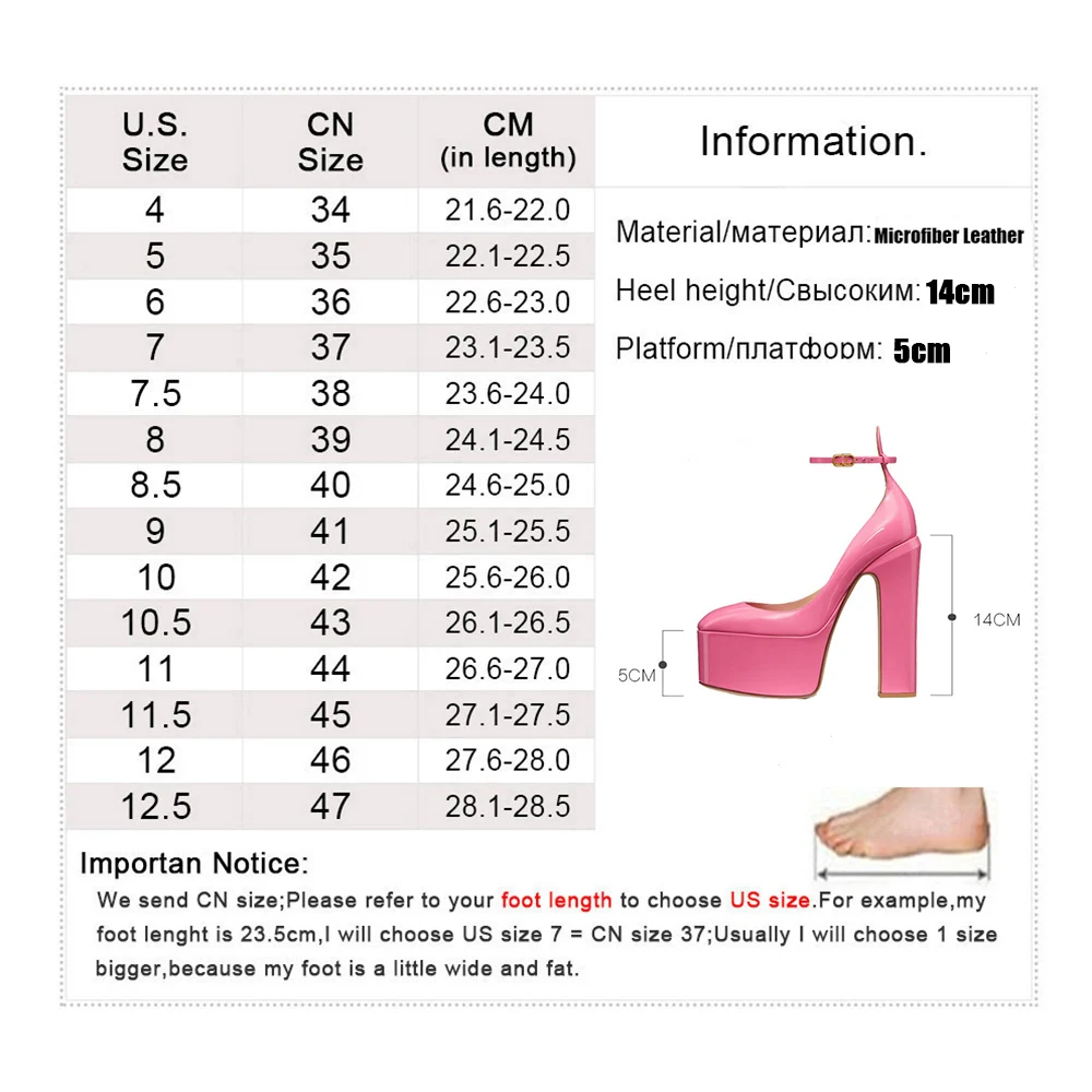 New Super High Heels Women Patent Leather Pumps Women Round Toe Platform Shoes Women Fashion Party sandalias de las mujeres