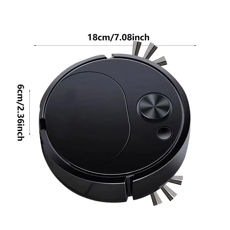 Sweeping Robot Vacuum 3-in-1 Anti-collision Auto Sweeping Robot Broom USB Mute Ultra-thin Mop With Obstacle Avoidance System