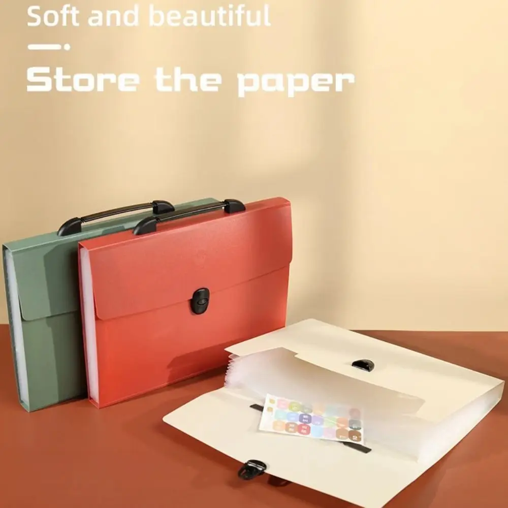 Moisture Proof Handheld Organ Bag Multi-layer Large-capacity A4 File Storage Bag Waterproof Wear-resistant A4 File Folder