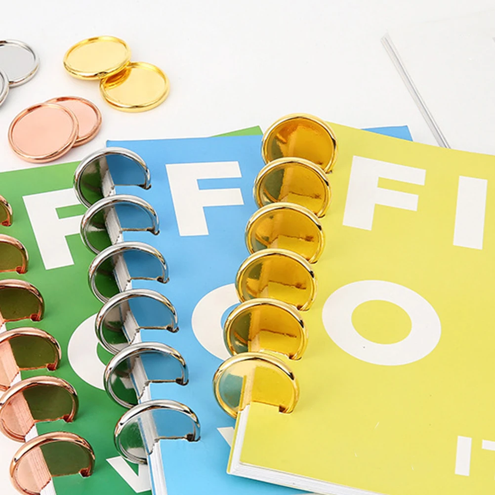 20 قطعة أقراص تجليد مطلية بالكهرباء حلقات ثقب الفطر السلس للمخططين ذاتية الصنع أقراص إصلاح مشاريع الطلاب #1