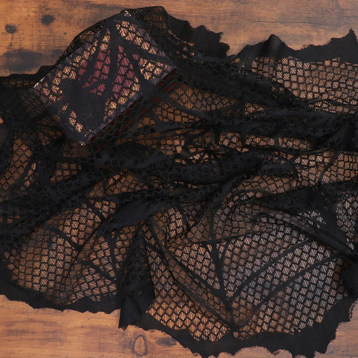 

Halloween Decor Indoor Round Black Table Cloths Tablecloth Spider Web Decoration