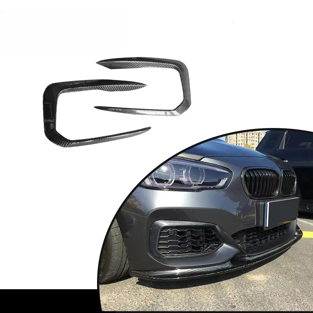 Product Customization HIgh Quality Carbon Fiber Front Canards Flaps forBMW 1 Series F20 M Sport M135i M140i Hatchback 2017-2018