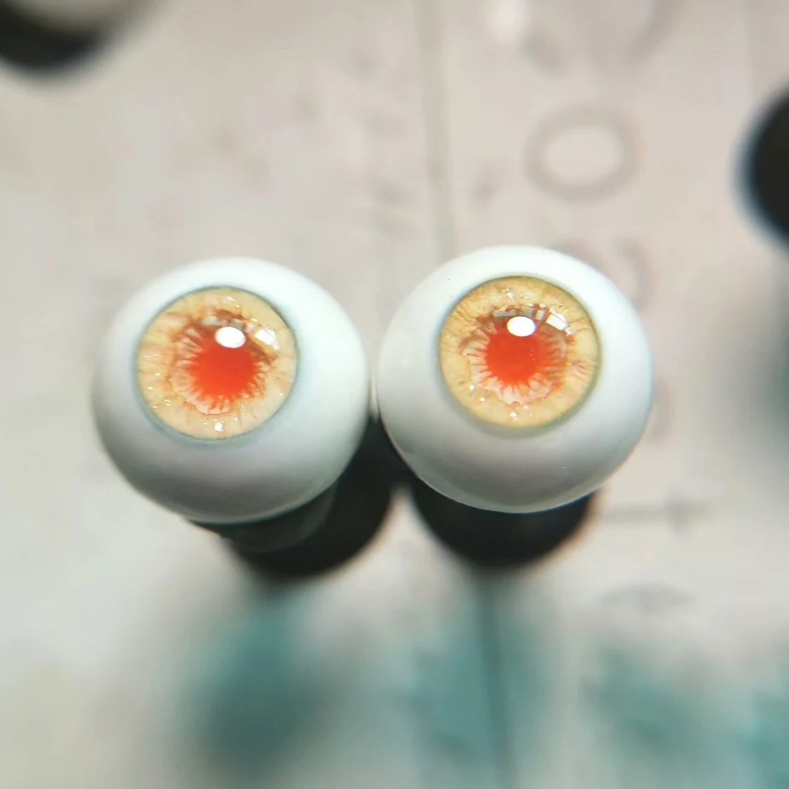 Doll Eyes DIY Handmade Doll Eyeball 10/12/14/16/18mm Doll Accessories For 1/4 1/6 1/8 1/3 Doll BJD OB11 Plaster Eyes