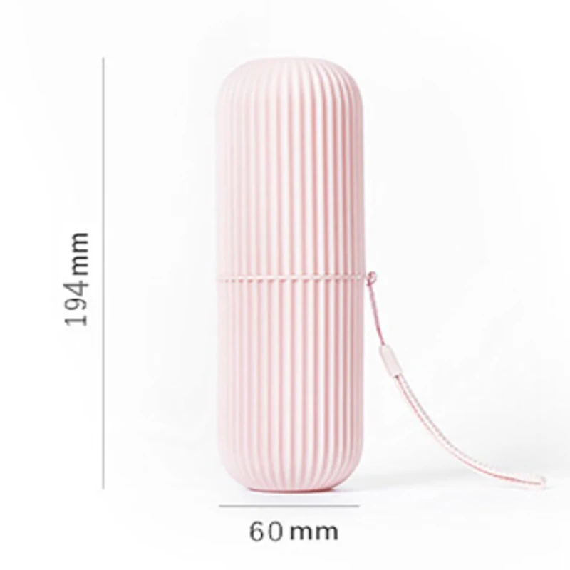 1-2pcs Portable Toothpaste Toothbrush Protect Holder Case Travel Camping Storage Box Protect Toothbrush random color ﻿