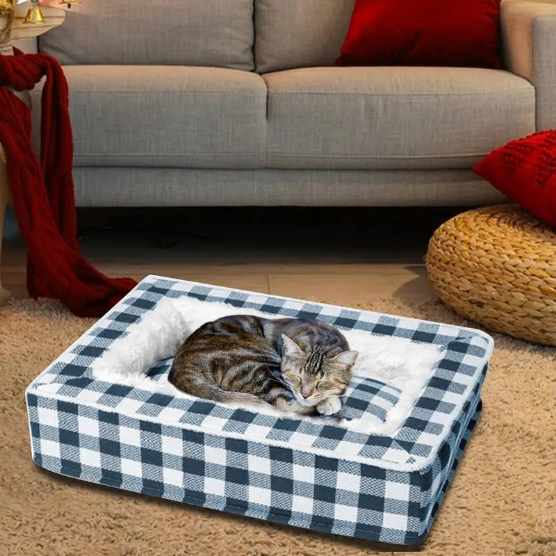 Pet Large Dog Bed Warm House Removable Cat Sofa Bed Washable puppy Cushions kitten Soft plush sleeping nest pet supplies