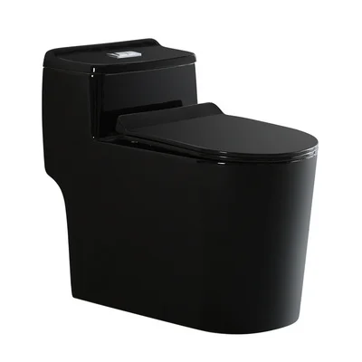 

Black Color Household Toilet Ceramic Flush Mute