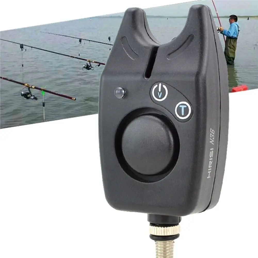 

Sea Pole Support Alarm Fishing Alarm Fish Bell Electronic Fish Bell Bite Alarm ABS High Sensitivity Fishing Alarm Indicator Bell