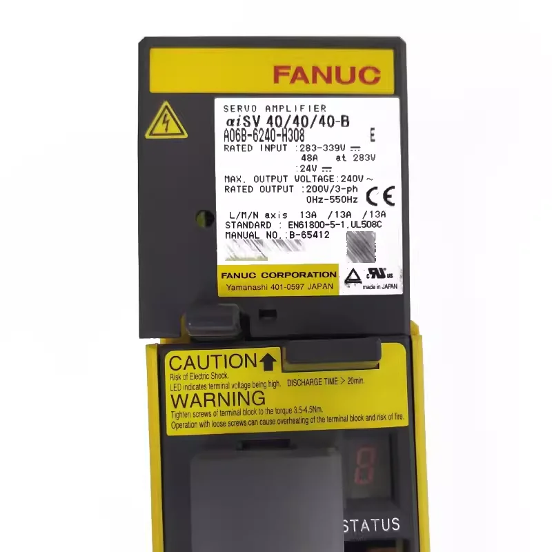 

A06B-6240-H308 New Fanuc Servo Driver IN STOCK Fast ship