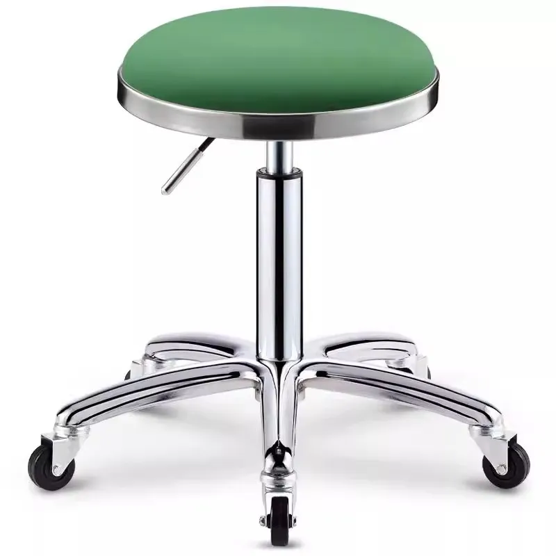 

Beauty stool pulley hair salon chair rotating lift round stool barber shop big industry bar stool beauty salon special