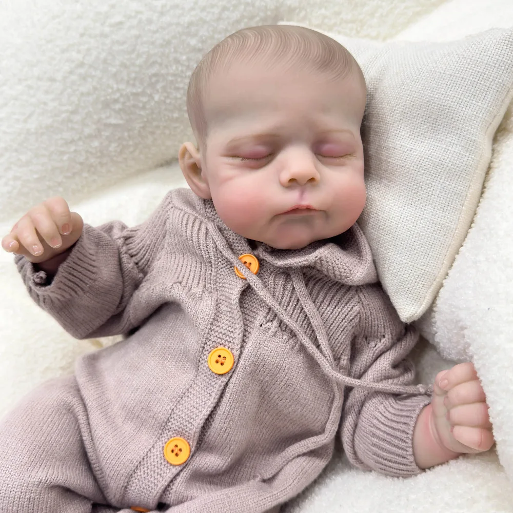 19inch New Arrival Reborn Baby Doll Erica Soft Body Lifelike Real Looking Baby Dolls Multi-layers Painting 3D Skin Muñeca Bebé