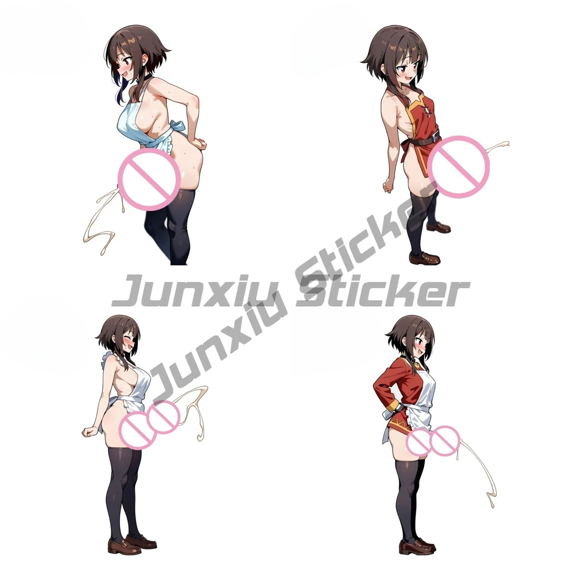 

Megumin Futa Car Stickers Electric Bicycle Art Caravan Stickers