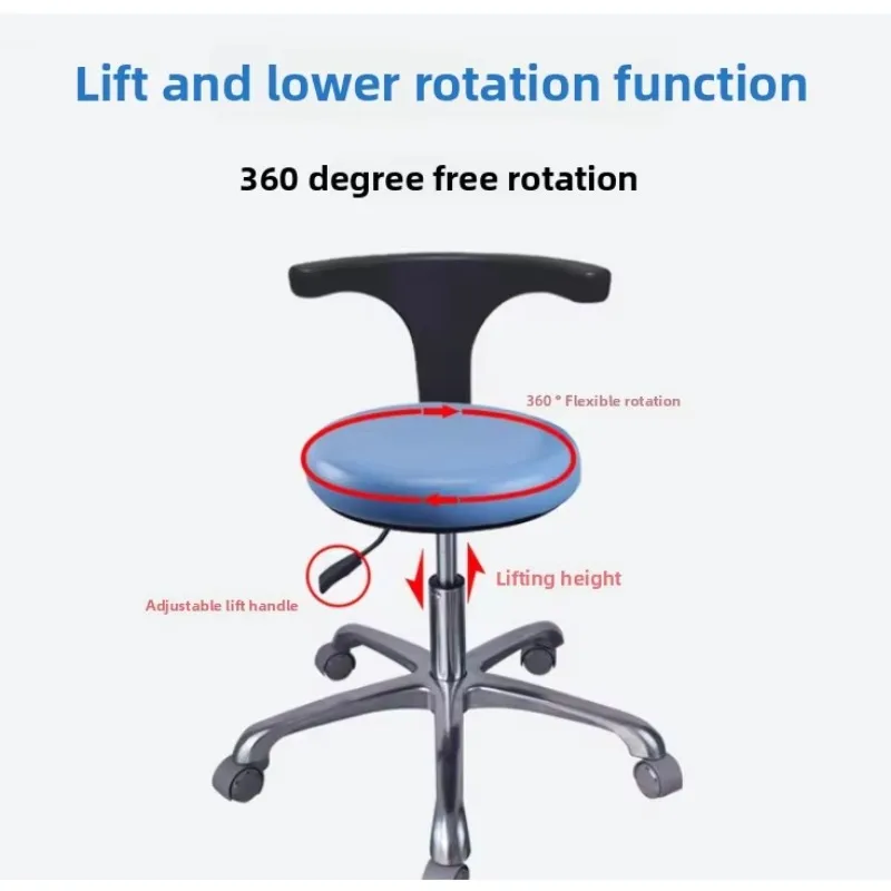 Manual Power Supply Chair Dentist Cosmetic Chair Lift Doctor and Nurse Assistant Chair
