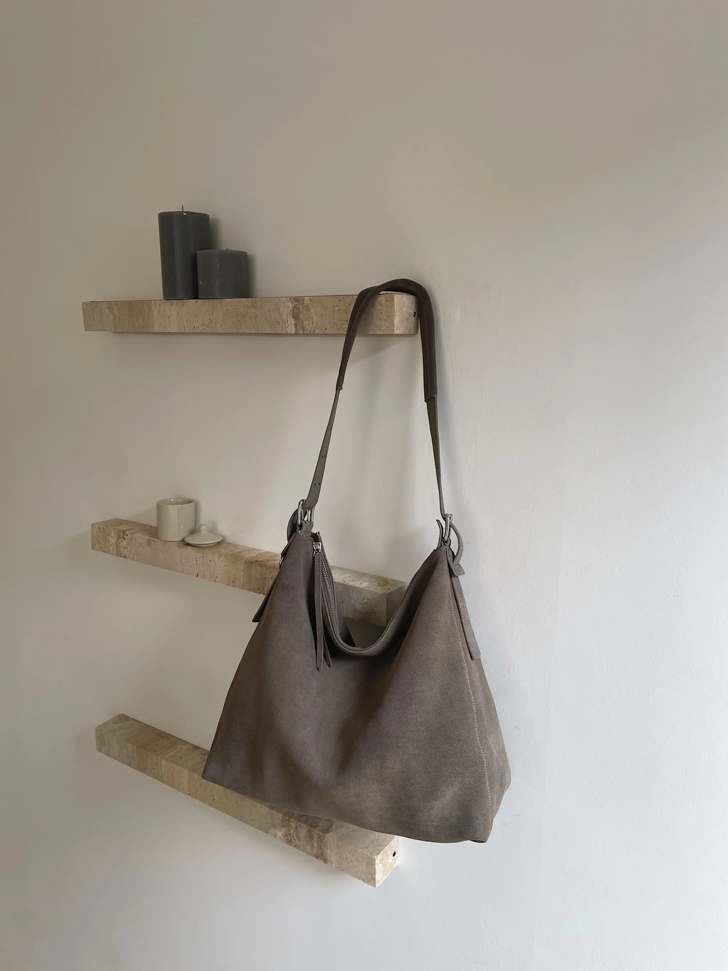 Women's Shoulder Bags Handbags Leather Bags Zipper Closure Large Capacity Underarm Shoulder Bags Fashion Stylev