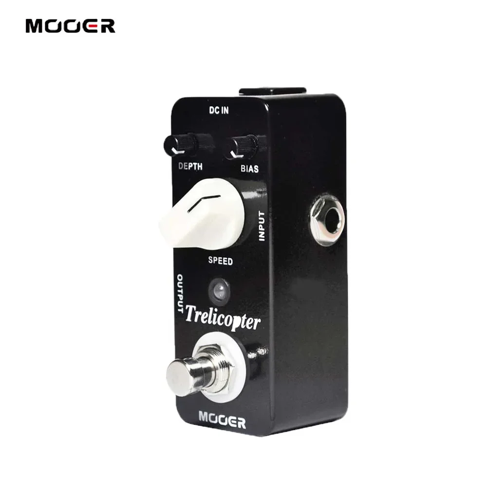 Mooer Trelicopter Mini Optical Tremolo Effect Pedal Classic Optical Tremolo for Electric Guitar True Bypass  Guitar Accessories