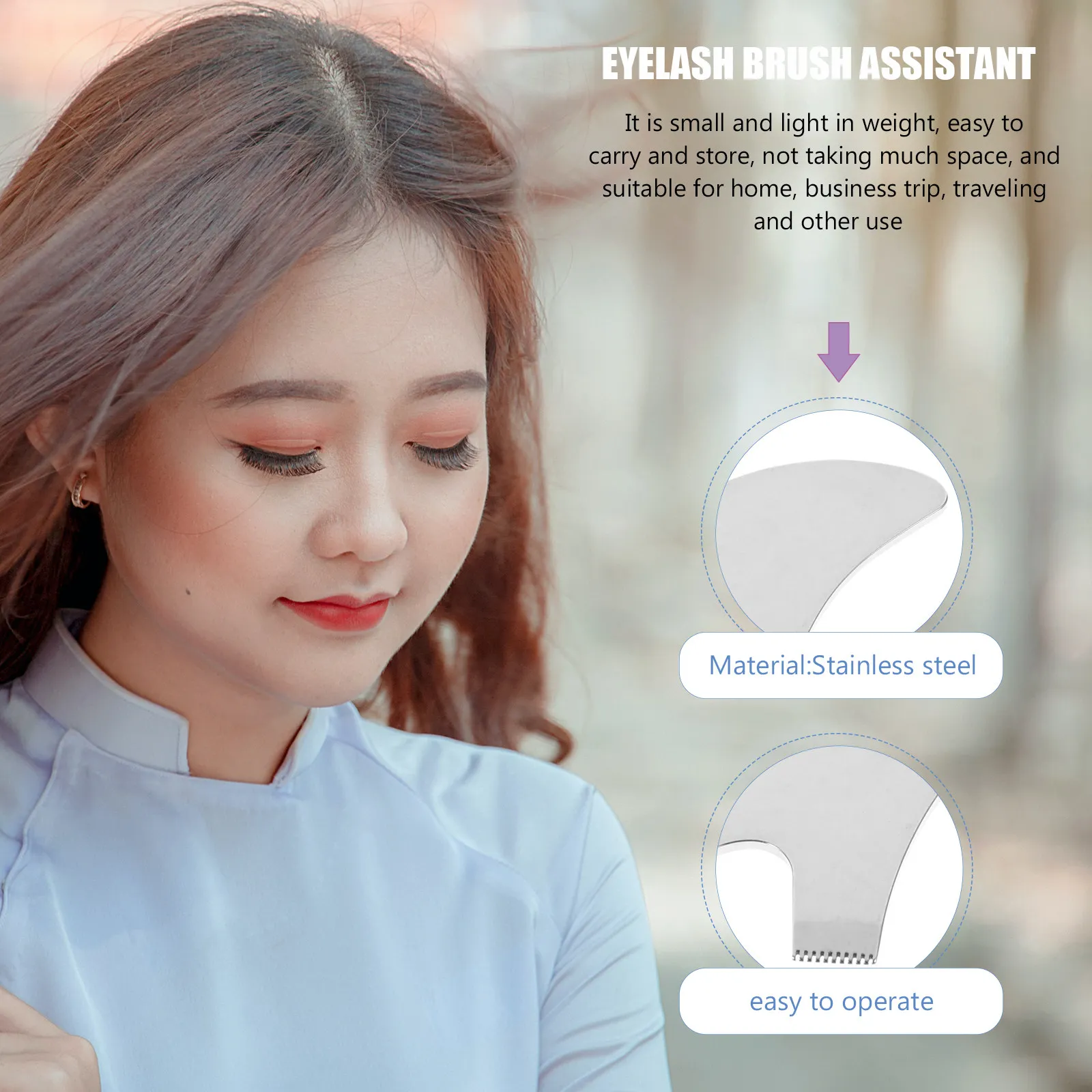Lash Lift Tool Y Shaped Eyelash Lift Comb for Curling Lashes At Home Or Salon Portable Compact Design Easy Operation Reusable