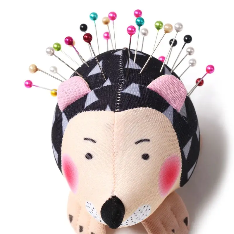 

Hedgehog Shape Cute Sewing Pincushion with Soft Cotton Fabric Pin Cushion Pin Patchwork Holder Arts Crafts Sewing Needle Holder