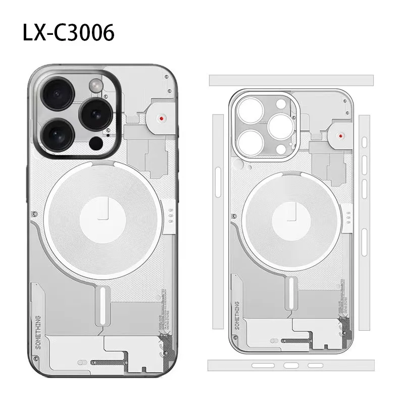Wrap Sticker for IPhone16 15 14 13 12 Pro Max Nothing Phone Decal Skin Rear Protector Case Film Full Cover