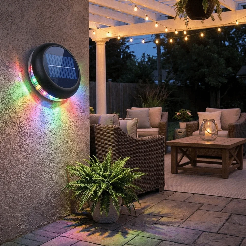 Solar Powered Solar Clip Light Motion Sensor Waterproof Motion Sensor Wall Lamp Bright Steady Brightness Fence Yard Light Fence
