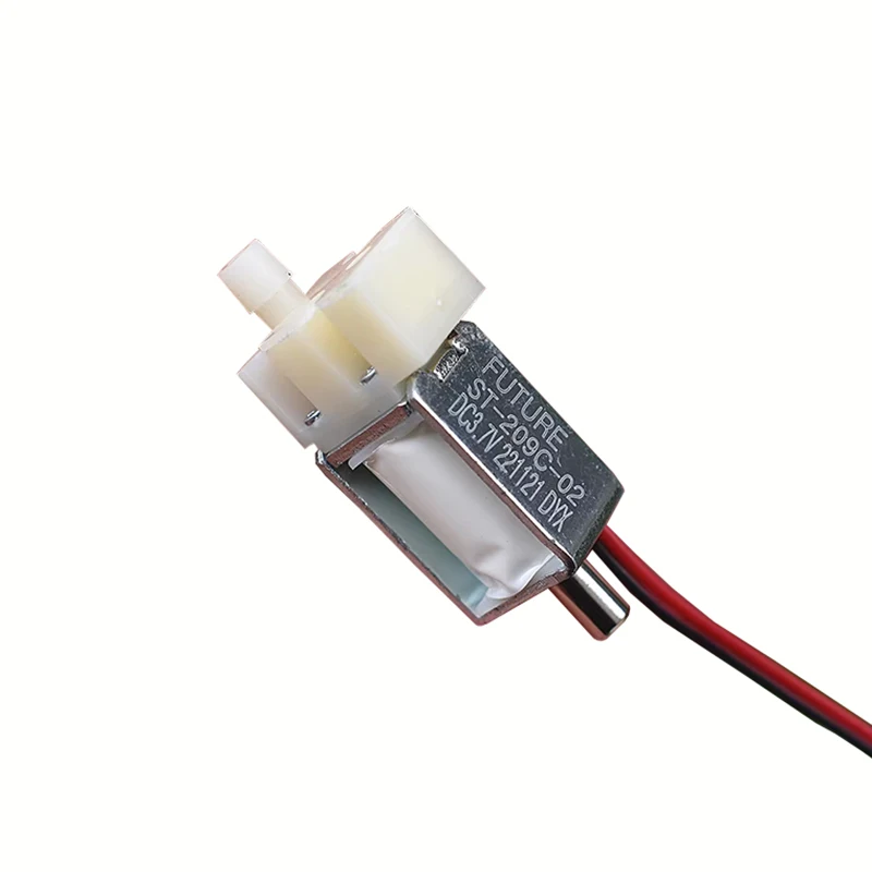 ST-209C-02 DC 3.7V 2-Position 3-Way Small Mini Solenoid Valve Normally Open Type Air Flow Control Valve
