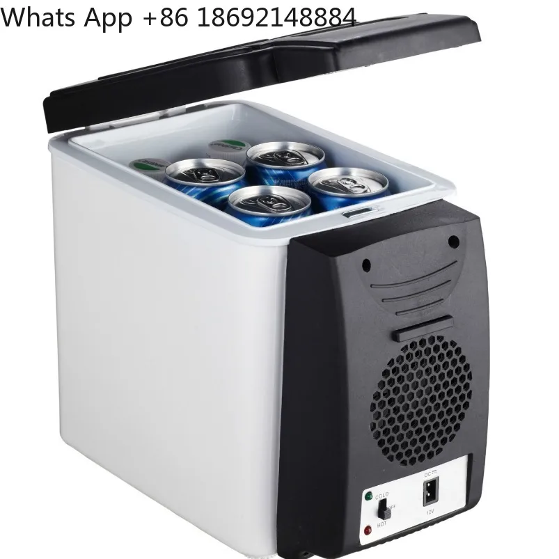 Car refrigerator 8 liters family car dual-purpose hot and cold mini refrigerator spot fast delivery