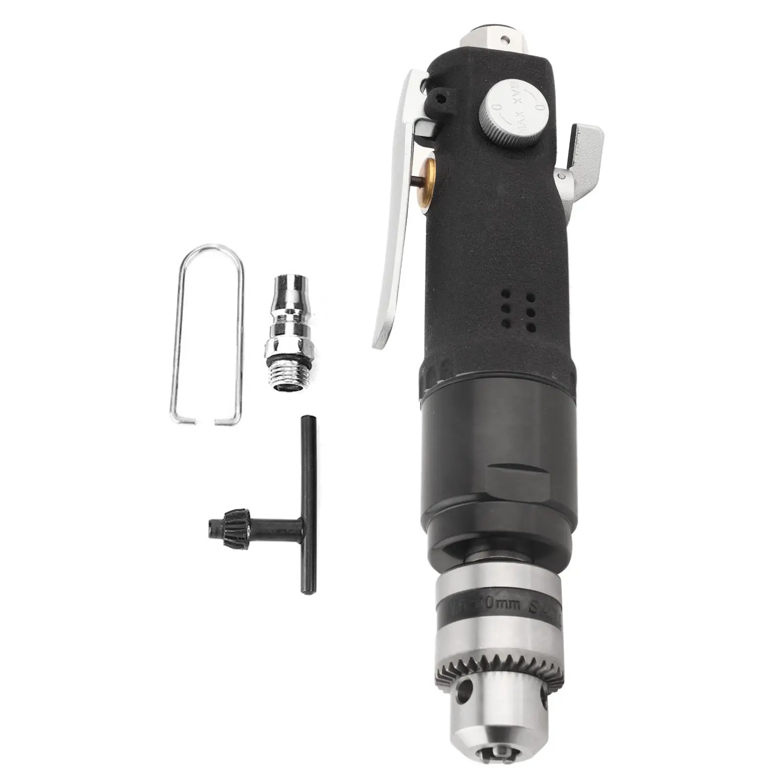 

3/8 Inch Industrial Pneumatic Air Drill CW CCW Straight Type Tool for Furniture Hardware Work