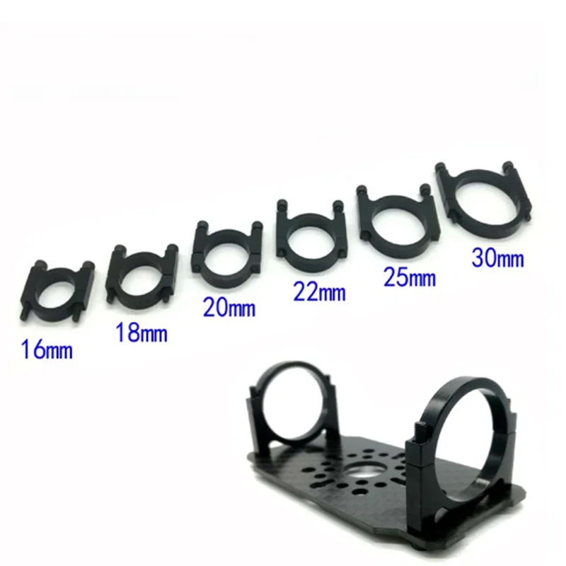 CNC machining Aluminum Alloy Tube Clamp for 16mm 20mm 22mm 25mm 30mm Carbon tube connection Multi-axis drone frame connection