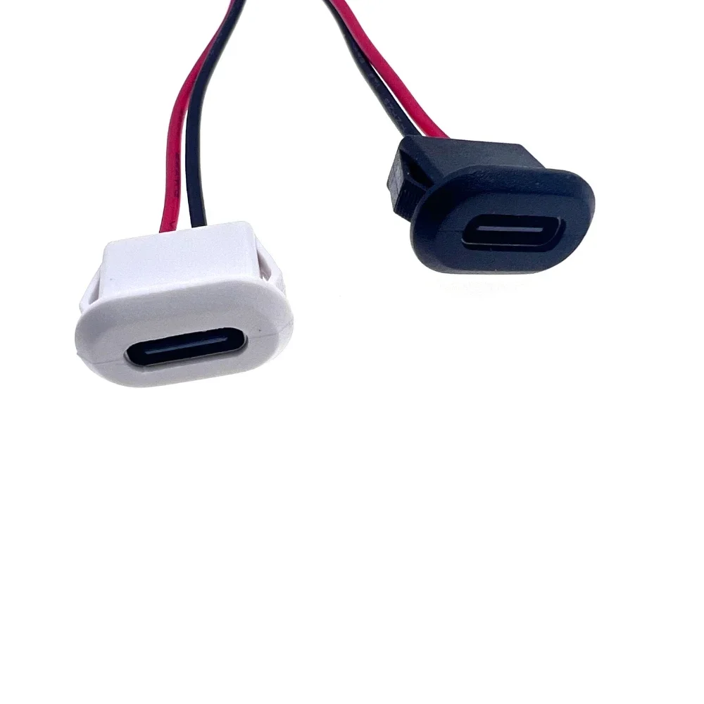 USB Type C Connector Jack Female Type-C With card buckle 3A High Current Fast Charging Jack Port USB-C Charger Plug Socket