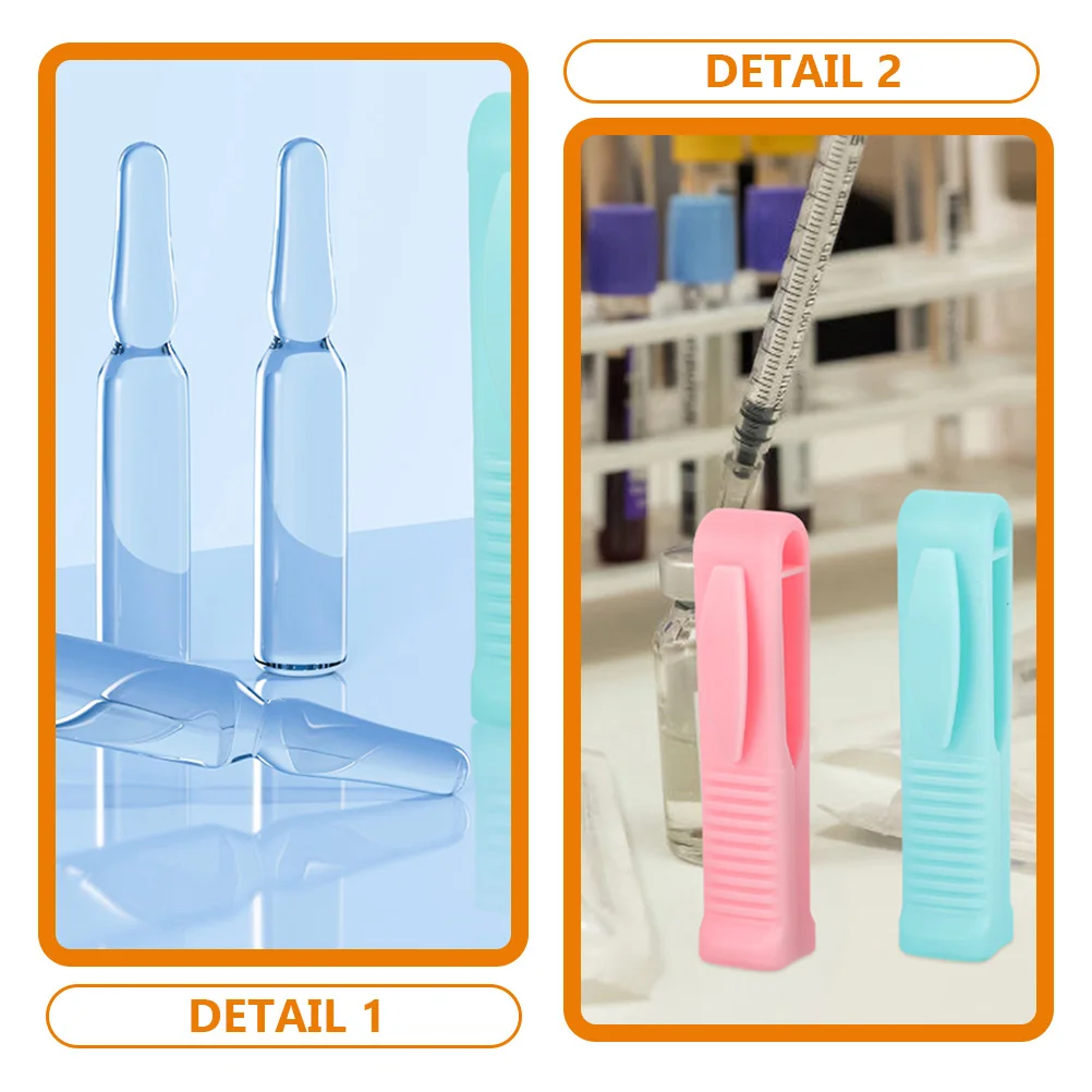 

8Pcs Nurse Ampoule Opener Groove Design Vial Breaker Plastic Mini Bottle Openers Hospital Supply
