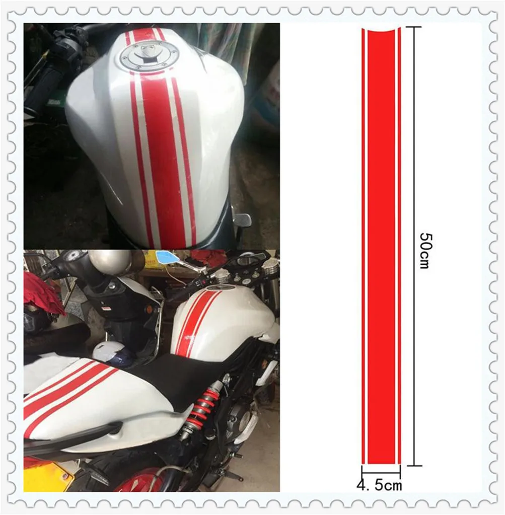 50CM Fuel Tank Sticker Motorcycle Funny Decoration Decals for YAMAHA FZ6S FZ6N FZ6R YBR 125 MT-03 MT-25 FAZER600